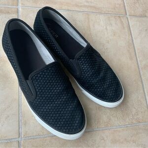Sperry Black Perforated Slip On Shoes Women’s Size 9.5